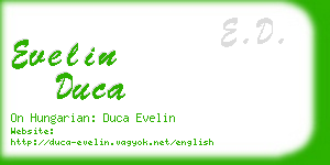 evelin duca business card